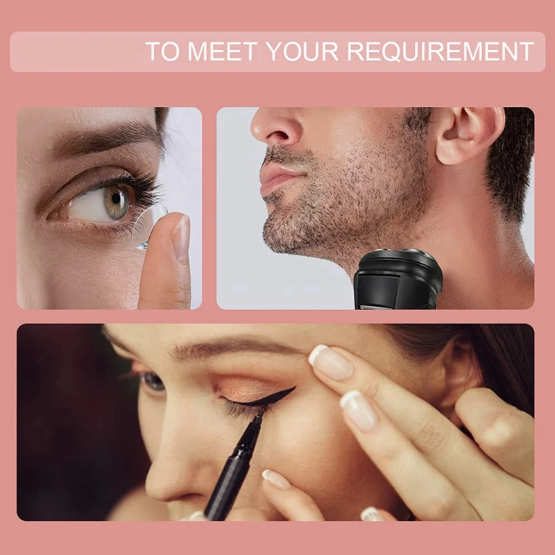 Настенное зеркало для раковины 1/10X Лупа 8 дюймов поворотное и ванной с 3 цветами