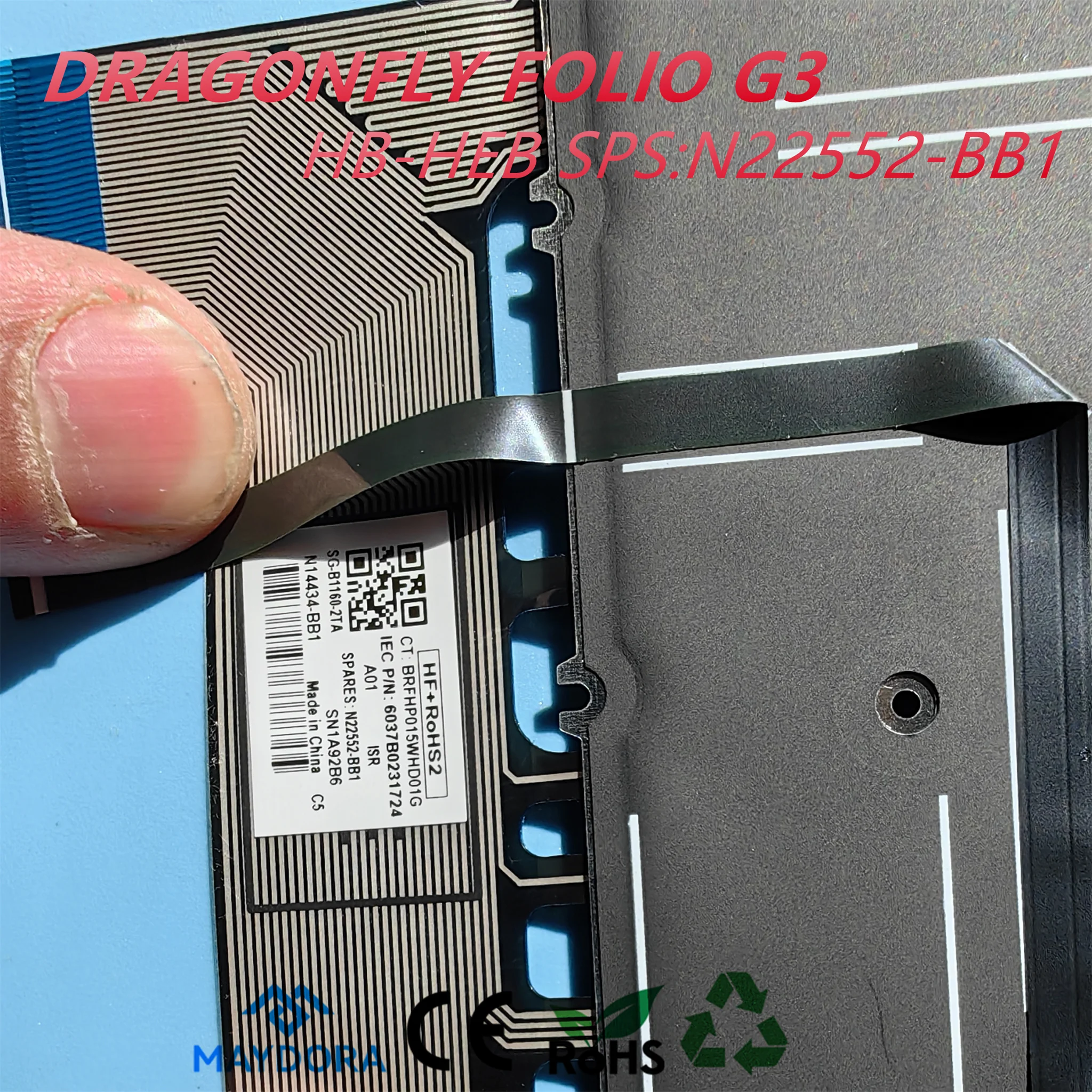 Новая оригинальная клавиатура ES SP RU UKR HEB для HP ELITEBOOK Dragonfly Folio G3 G4 серии N24787 N22552 DB1 BD1