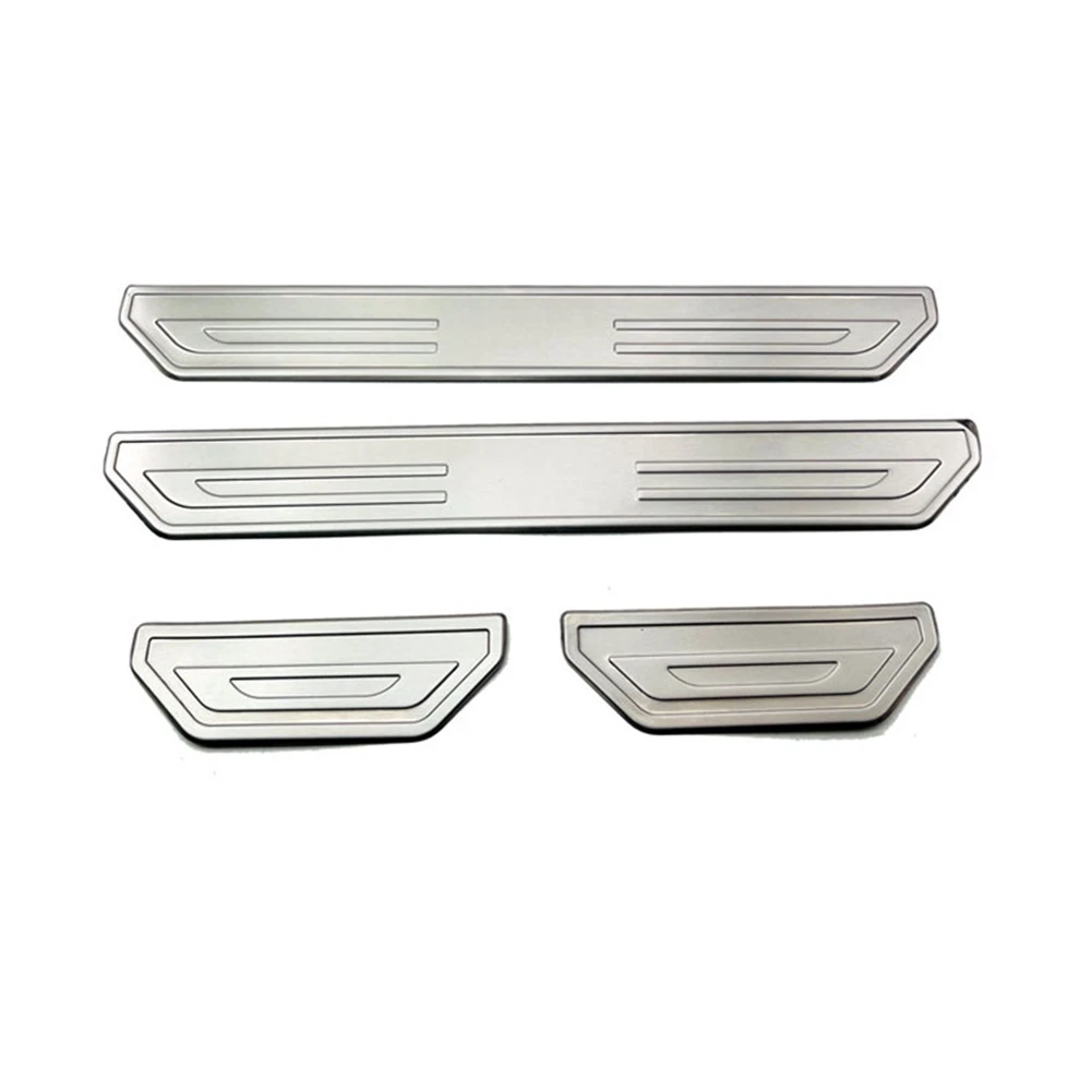 

Car Stainless Steel Front Rear Outer Door Sill Pedal Scuff Plate Cover Trim for Honda ZRV ZR-V HR-V HRV 2022+