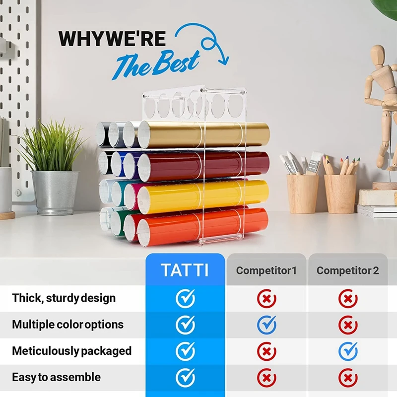 20 отверстий высокая емкость виниловая катушка съемная стойка для хранения