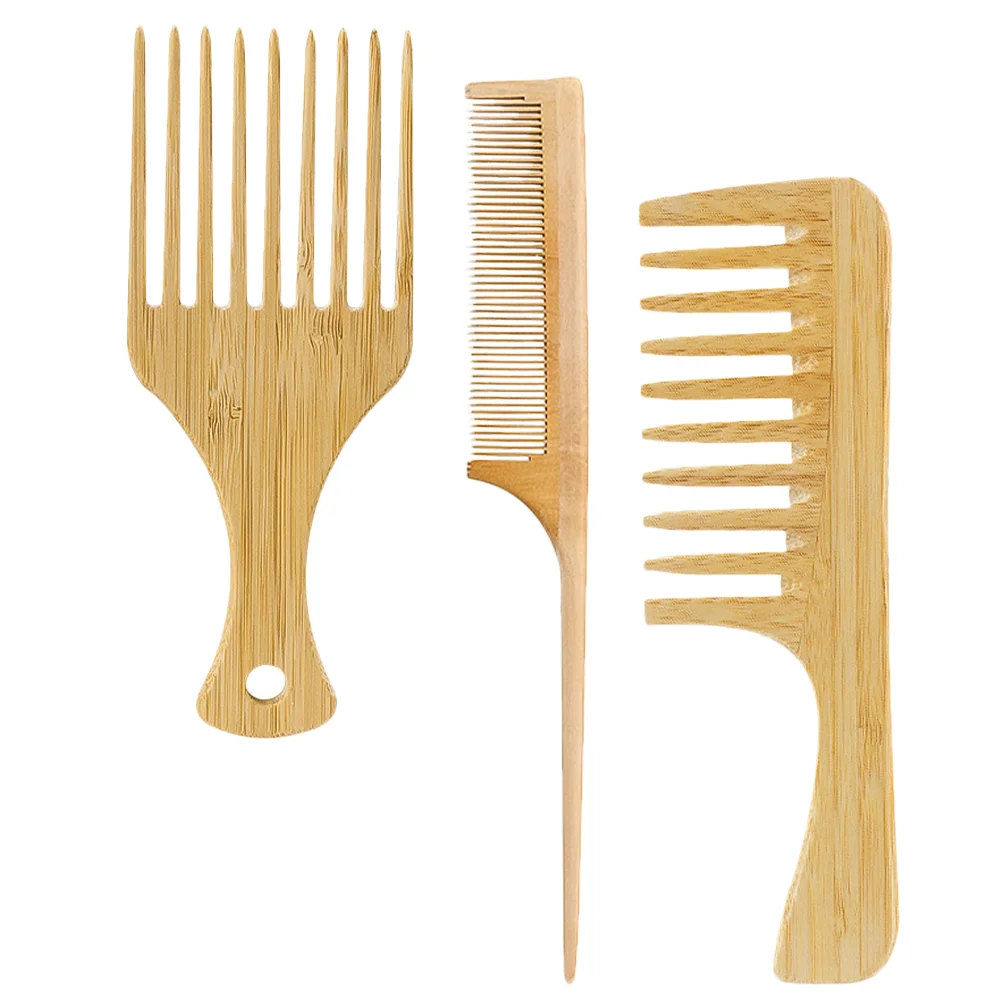 

Flat Top Comb Combs Men Mens Hair Styling Hairstylist Hairdressing Tool Bamboo Men's Suits