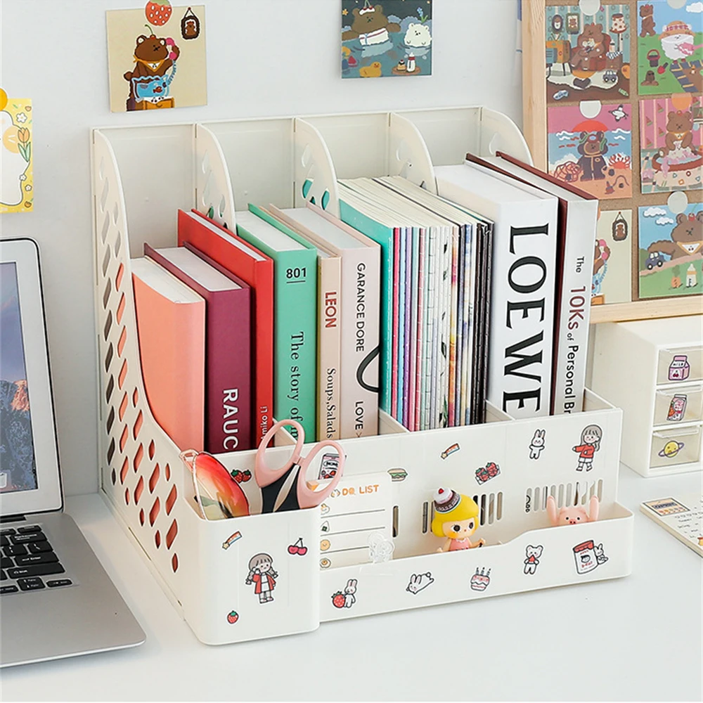 Органайзер Kawaii для офиса, настольный органайзер для хранения книг ...