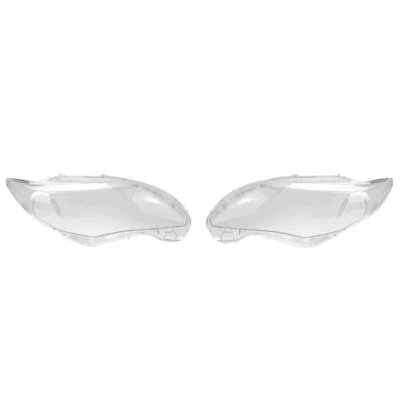 

2 Pcs For Toyota Corolla 2010-2013 Car Side Headlight Clear Lens Cover Head Light Lamp Lampshade Shell, Left & Right