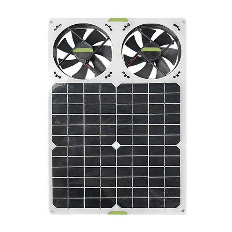 

Small Solar Exhaust Fan 40W Silicon Panel And 6-Inch Fans Ventilation & Cooling Vent For Greenhouse Chicken Coop Shed Garage