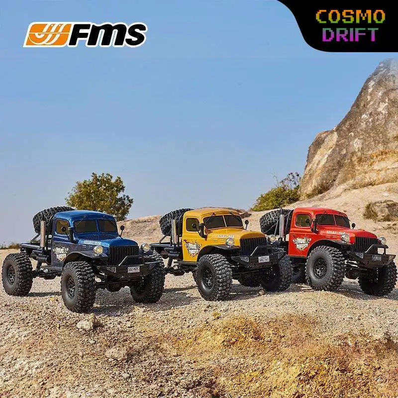 Фото FMS 1‑10 Bullfighter 4WD — крупномасштабная радиоуправляемая модель внедорожника с электроприводом, имитирующая реальность, коллекционная модель для хобби. №1