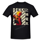 Футболка с надписью Моя геройская Академия, дэнки каминари, Винтажная футболка с надписью Моя геройская Академия, одежда в стиле Харадзюку, хлопковые свитшоты, футболка с графическим рисунком