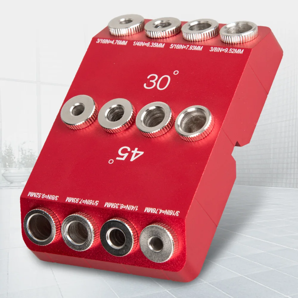 

Направляющее отверстие под углом 30/45/90 градусов для угловых и прямых отверстий, портативный шаблон для сверления винтов на палубе с направляющими для кабельных перил