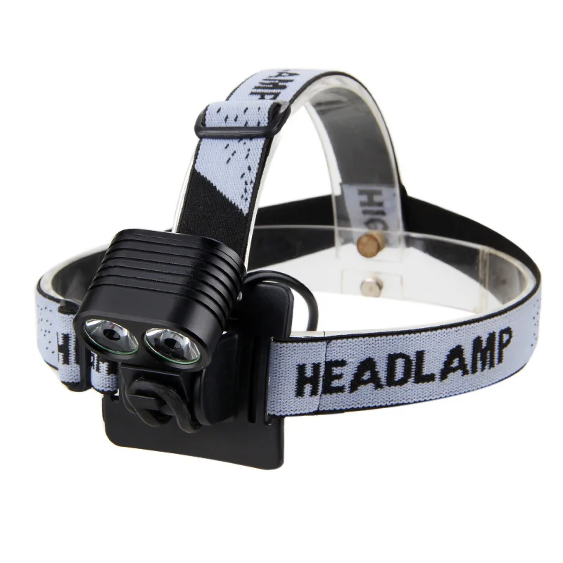 Фонарь передний велосипедный с аккумулятором 4X8650 лм