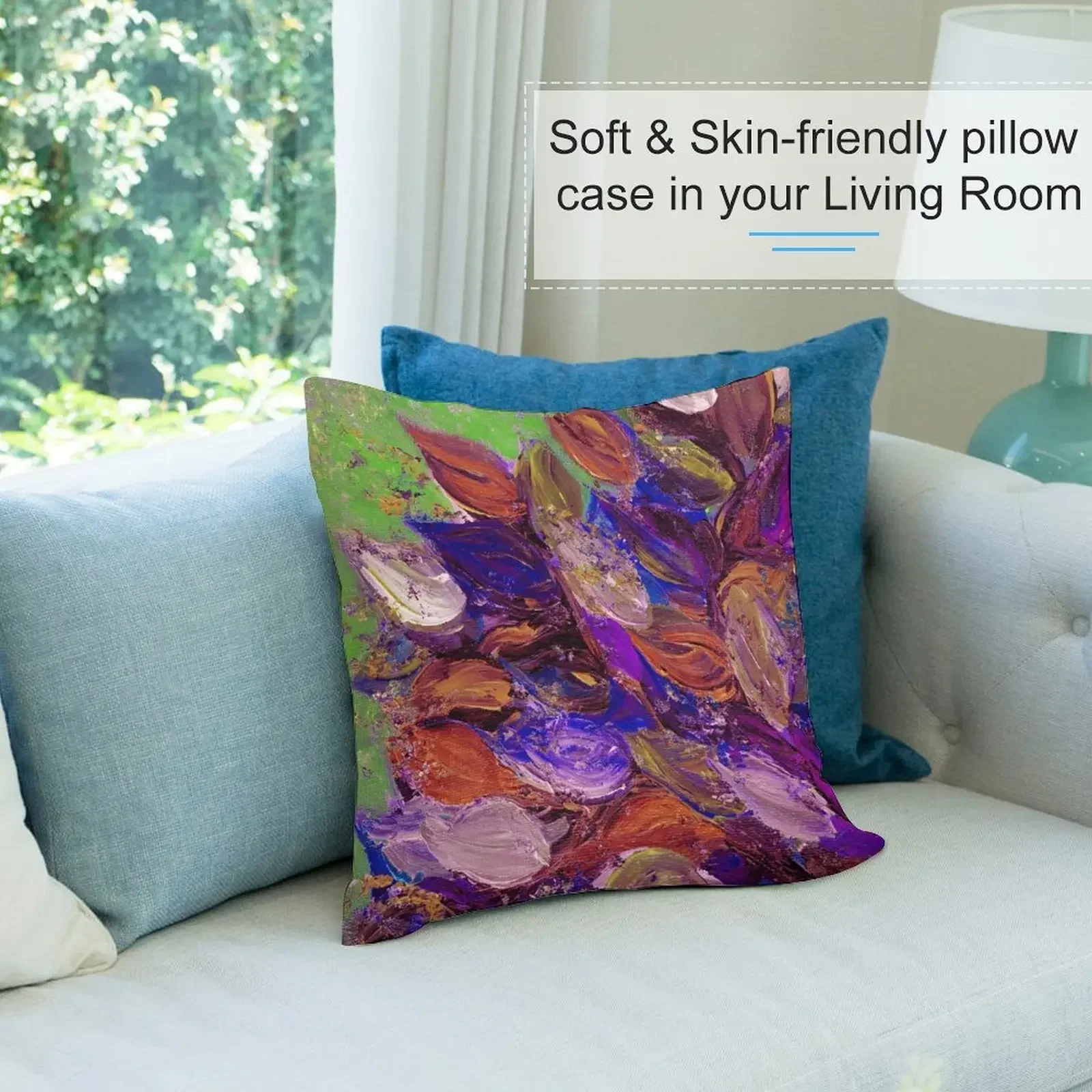 КРЫВАЯ КРАСИВАЯ 2 смелая красочная оранжевая фиолетовая зеленая текстурическая