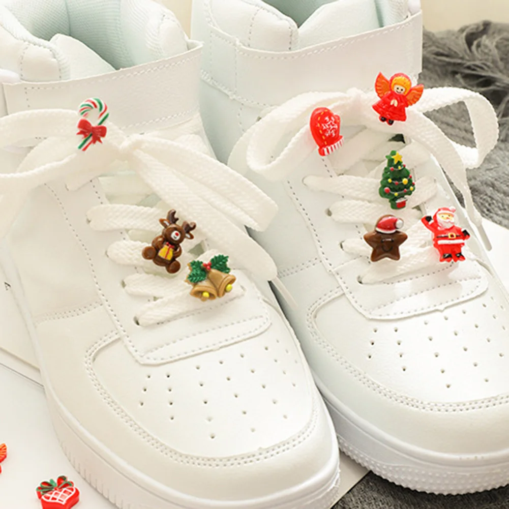 

Женская Пряжка для шнурков, Пряжка для рождественского шнурка, Пряжка для шнурков, аксессуары для шнурков, украшение для обуви, резиновая Пряжка для шнурков