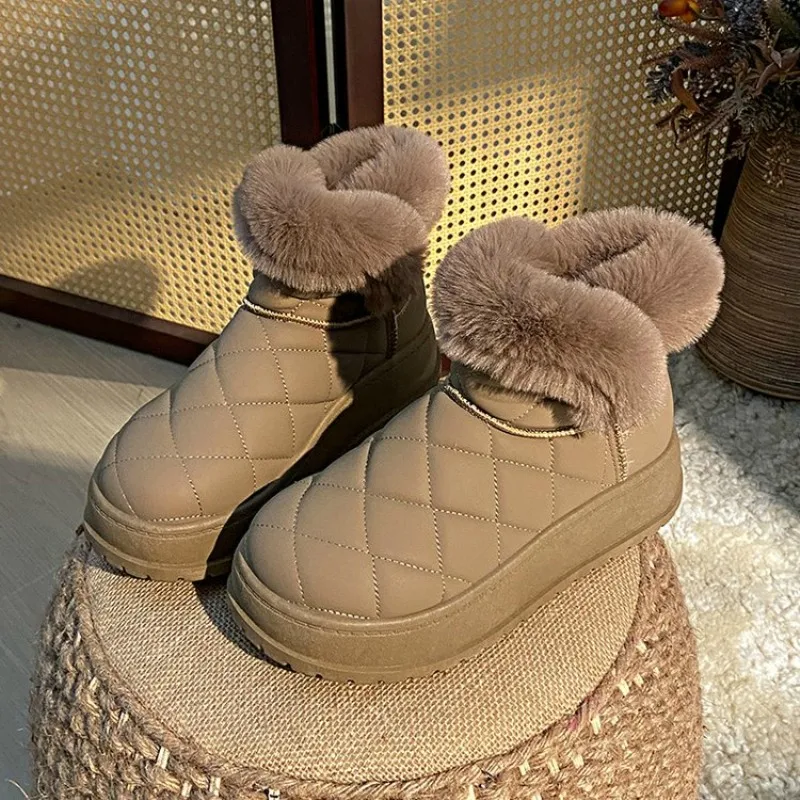 Обувь Зимние сапоги для женщин Сапоги-Женская зимняя обувь Плюшевые 2024 Женские