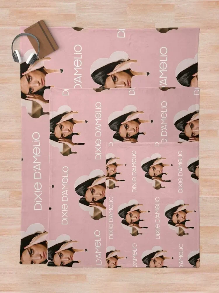 Одеяло с логотипом Dixie Dɺmelio 2 роскошное одеяло для путешествий одеяла на заказ