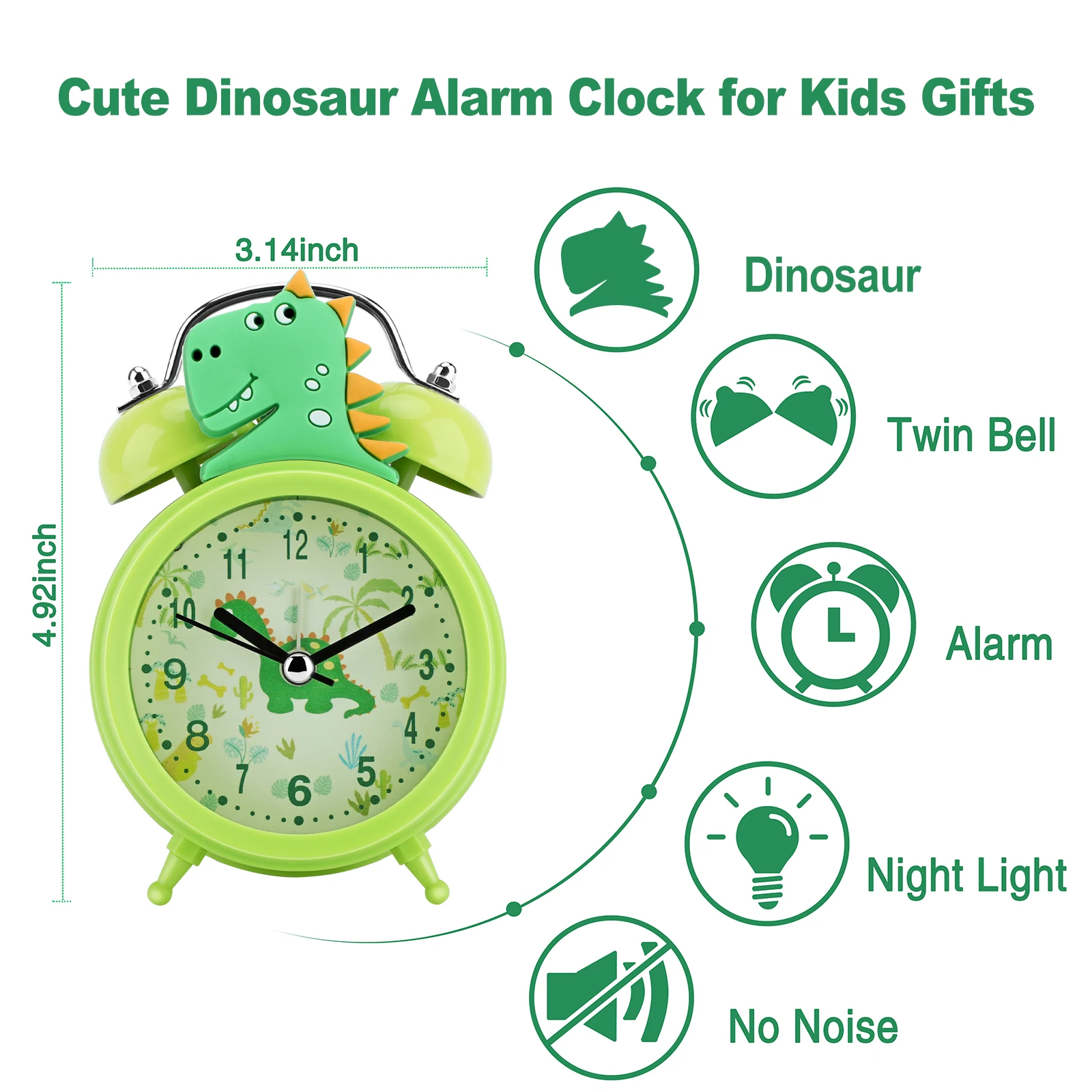 Funny dinosaur alarm clock. Funny dinosaur alarm clock