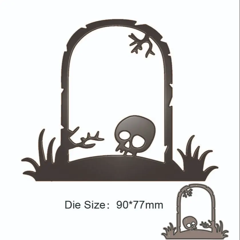 

2023 New Skeleto，Grass cutting Dies Scrapbook DIY decoration paper craft knife mould blade punch stencils dies