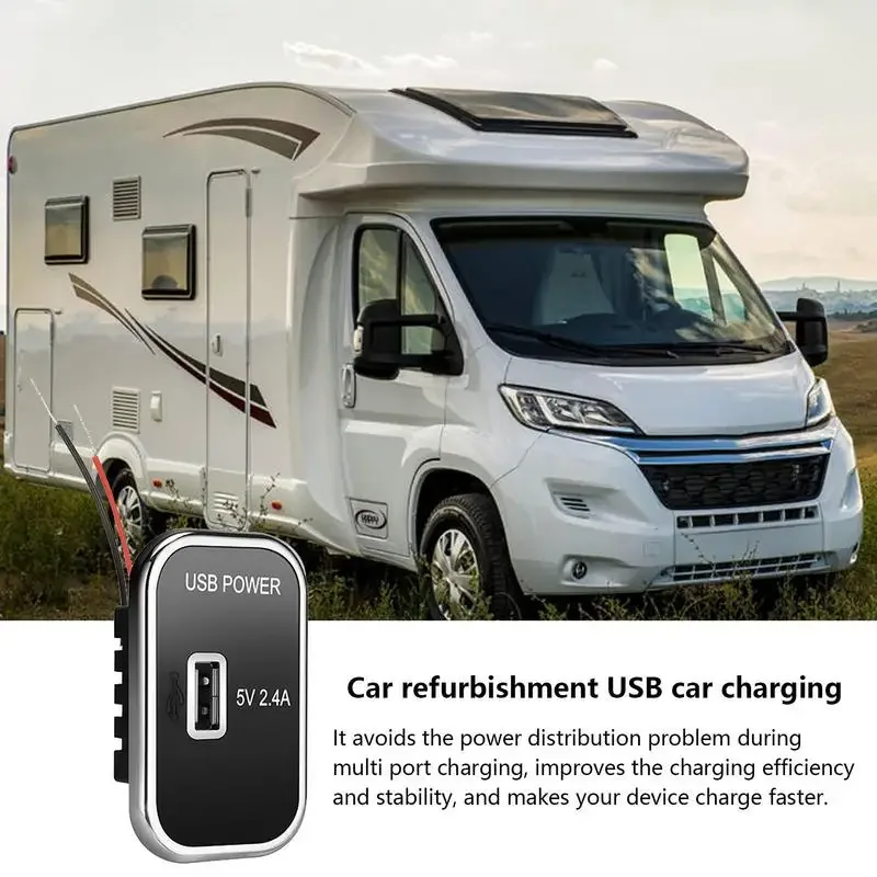 

Водонепроницаемая Автомобильная розетка с USB-портом для зарядки