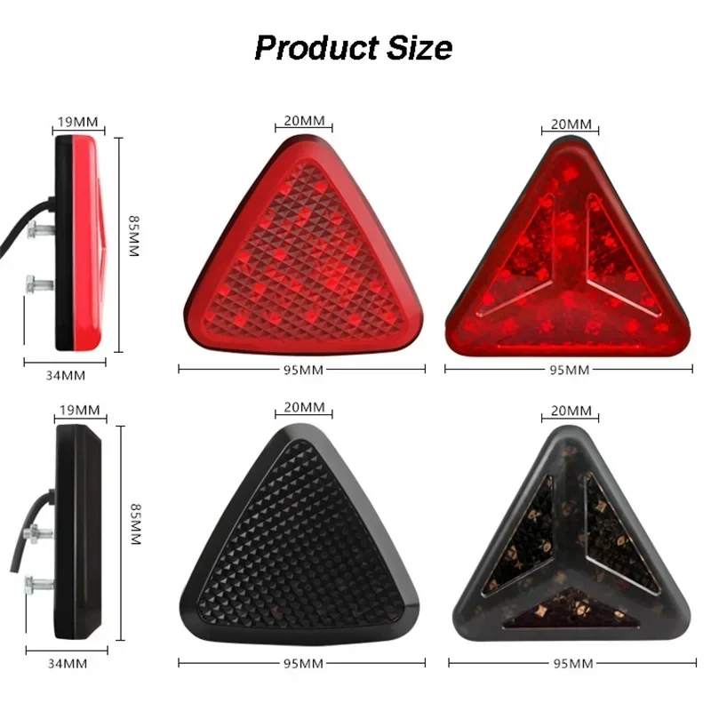 Фонари стоп-сигналы задние 12 В стиль F1