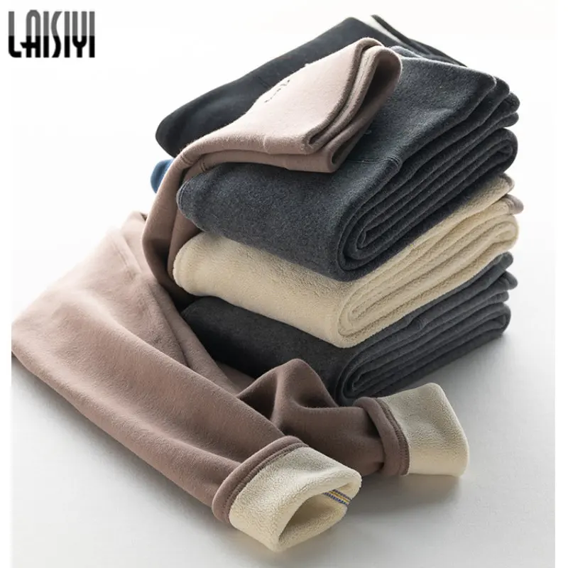 

Зимние леггинсы, теплые облегающие пикантные леггинсы, высокоэластичные кашемировые колготки, женские повседневные Бархатные брюки, суперплотные термобрюки