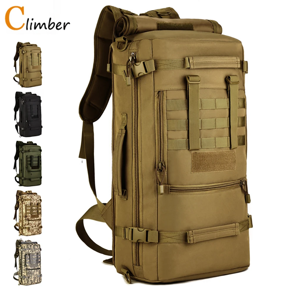 

50L Military Tactical Backpacks Nylon Waterproof Backpack Outdoor Tactical Backpacks Camping Hunting Backpacks Bag