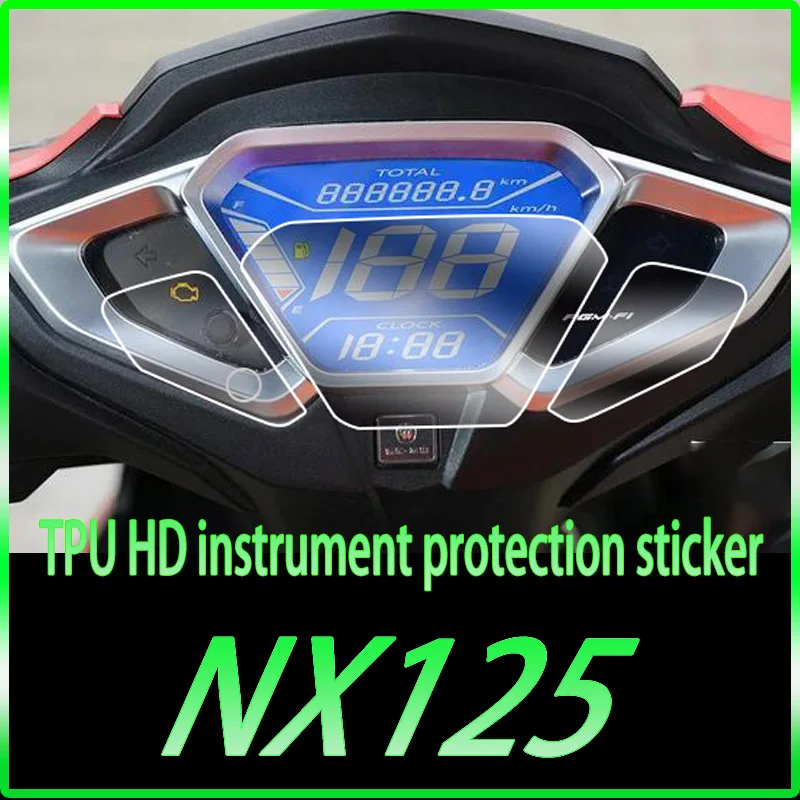 

Applicable to Honda NX125 high-definition TPU transparent scratch proof waterproof instrument film scratch self-healing protect