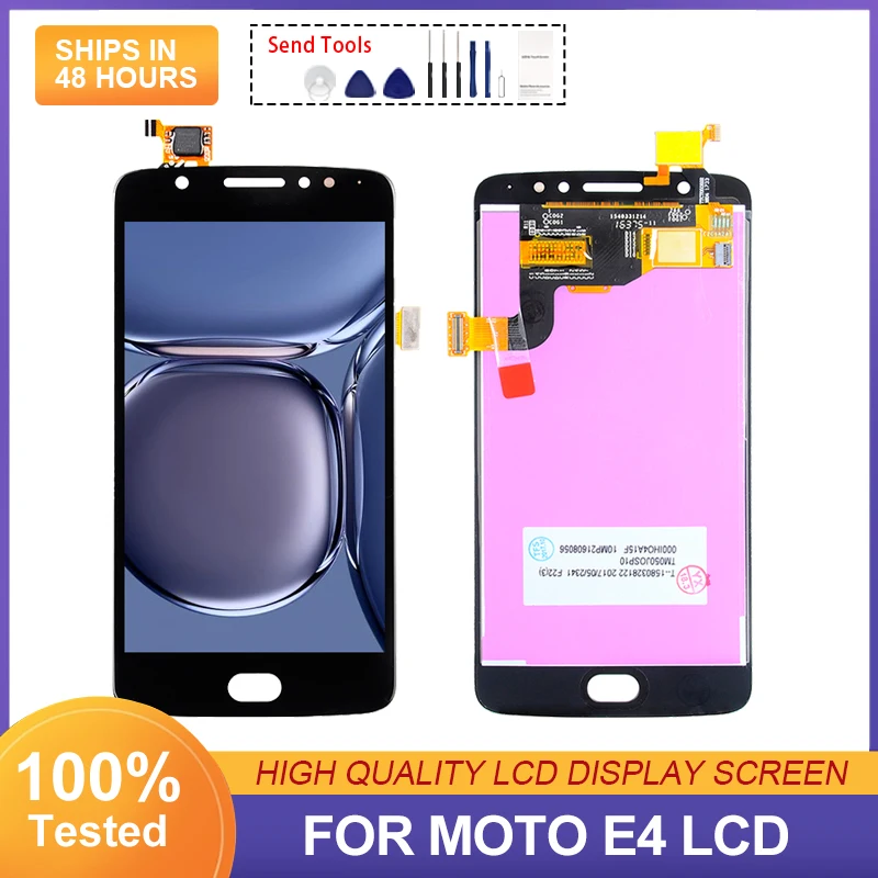 ЖК-дисплей 5,0 дюйма для Moto E4, сенсорная панель, дигитайзер экрана XT1766 XT1763, дисплей для Motorola E 4-го поколения, в сборе с инструментами