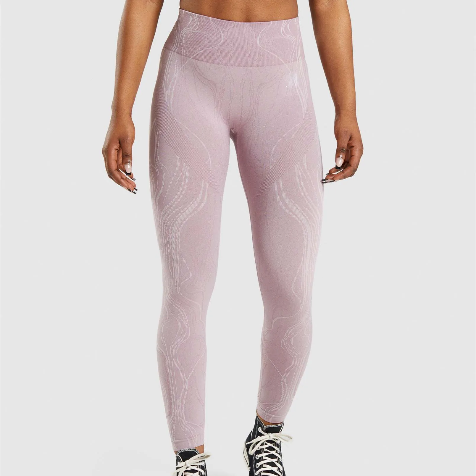 High Waist Legging Breathable Gym Fitness Push Up Clothing Leggings for Women Tie-dyed Tights Yoga Pants for Women Seamless Pant