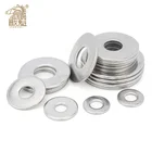 Большая плоская шайба M2.5M3M4M5M6M8-M27 Din9021, большая металлическая прокладка из нержавеющей стали 304, простые шайбы Meson