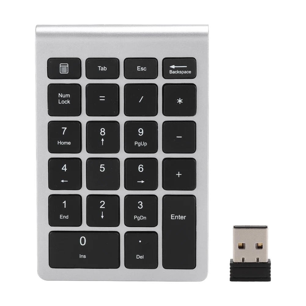 Цифровая мини-клавиатура 22 клавиши 2 4 ГГц с USB-приемником