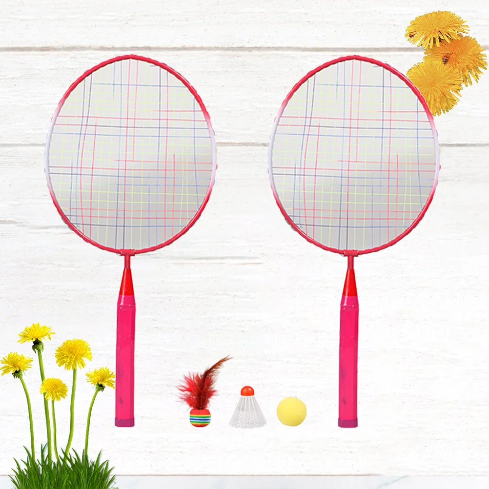 

Children's Products Kids Supplies Badminton Racket Balls Suit Tennis Rackets Outdoor