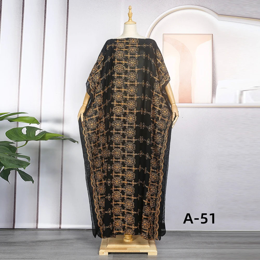 MD African Dresses For Women Traditional Dashiki Embroidery Maxi Robe Plus Size Boubou Muslim Fashion Abayas Party Gown Vestidos