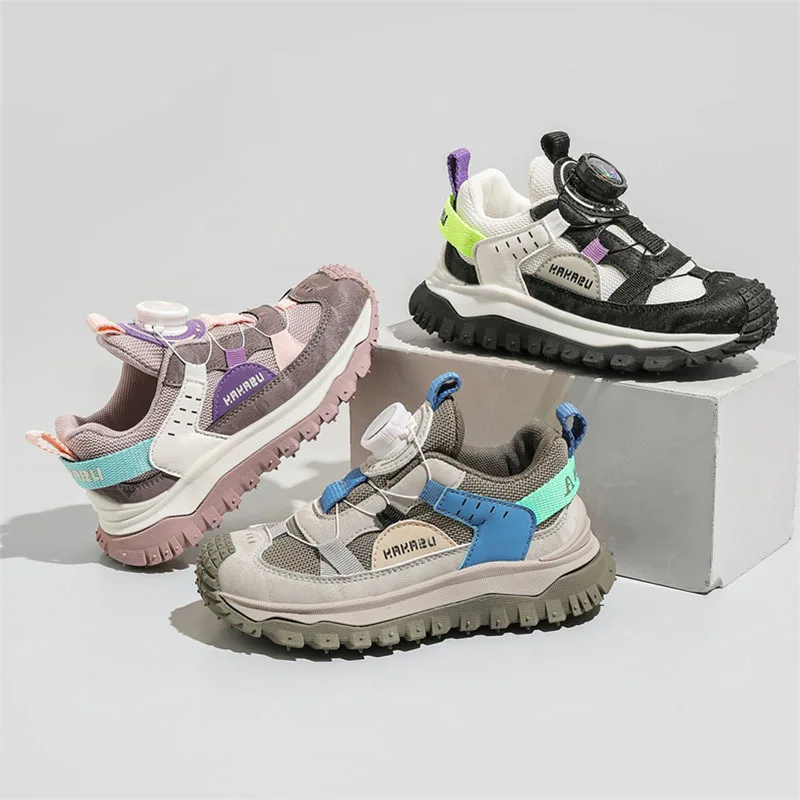 Новинка Весна 2024 детская спортивная обувь для мальчиков и девочек-стили бега на