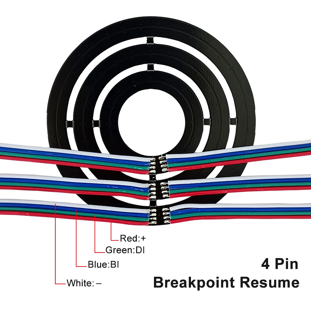 WS2815 12 В постоянного тока фотоэлемент кольцо с ангелом функция возобновления
