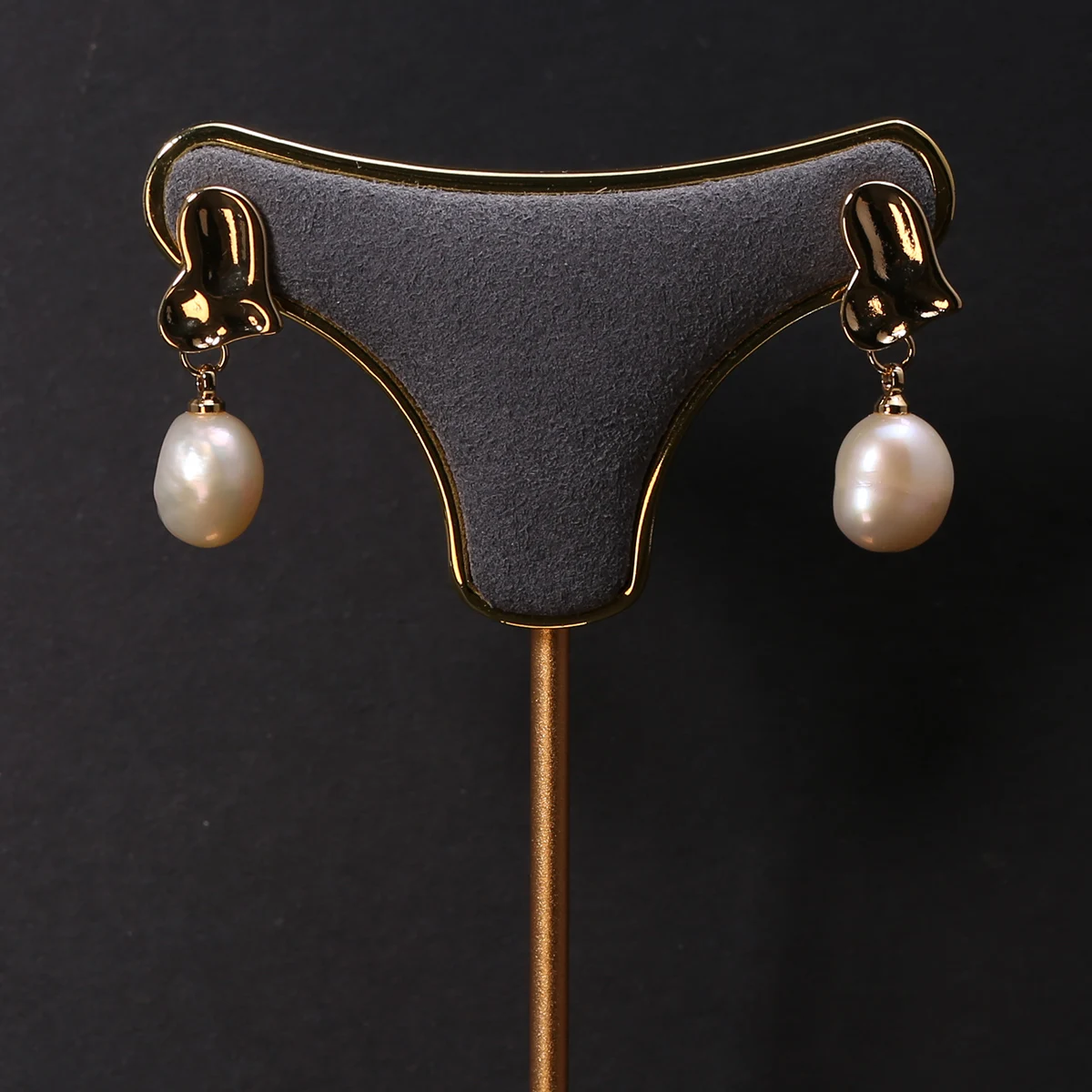 

Natural Freshwater Pearl Earrings Pearl Irregular Pearl Love for Jewelry Making DIY Women Jewelry Party Banquet Gift