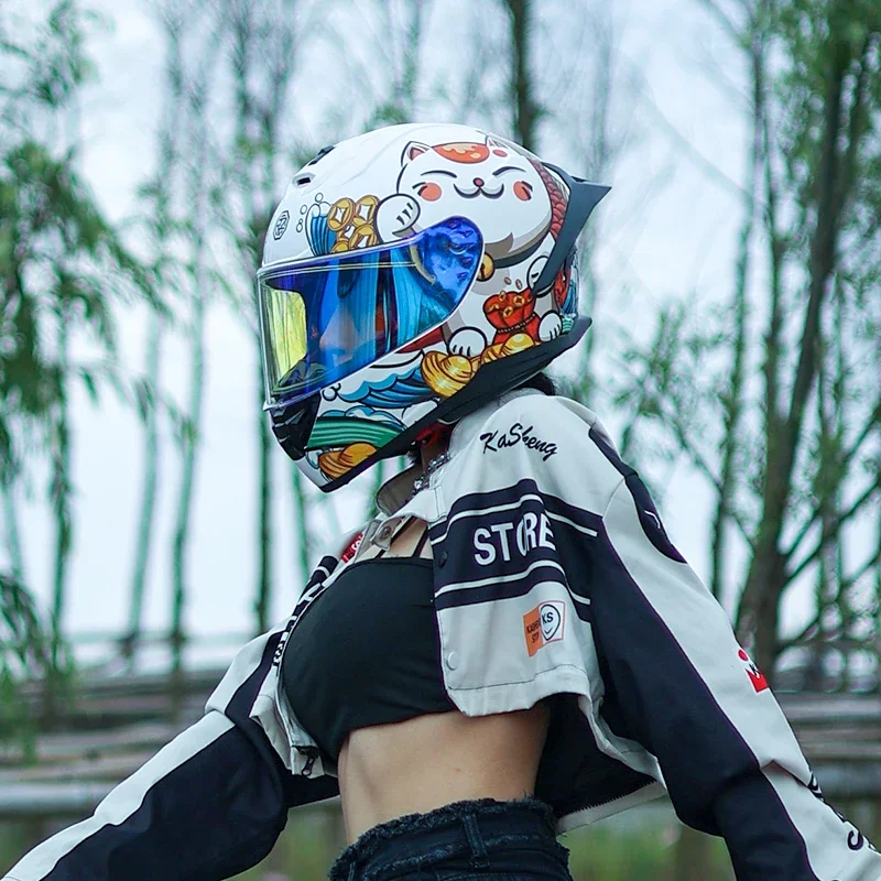 Мотоциклетный шлем ORZ всесезонный для езды по бездорожью локомотивный с большим