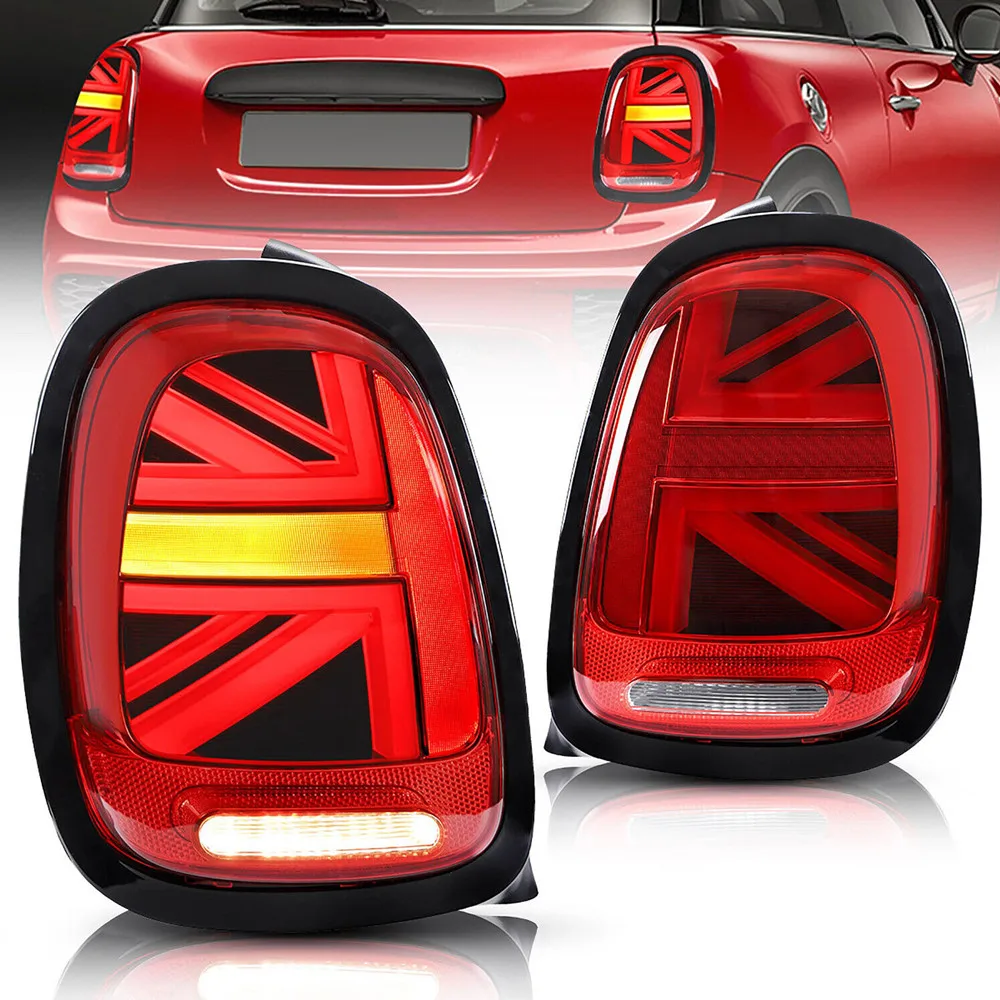 

2pc Car 12V Led Tail Ligh For BMW Mini Cooper F55 F56 F57 2014-2019 Rear Brake Reverse Stop Lamp Taillight Assembly