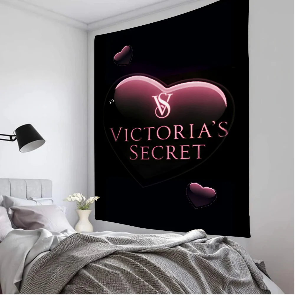 V-victoria-s Hot S-Secrets Printed Large Wall Tapestry Hanging Tarot Hippie Rugs Dorm Home Decor