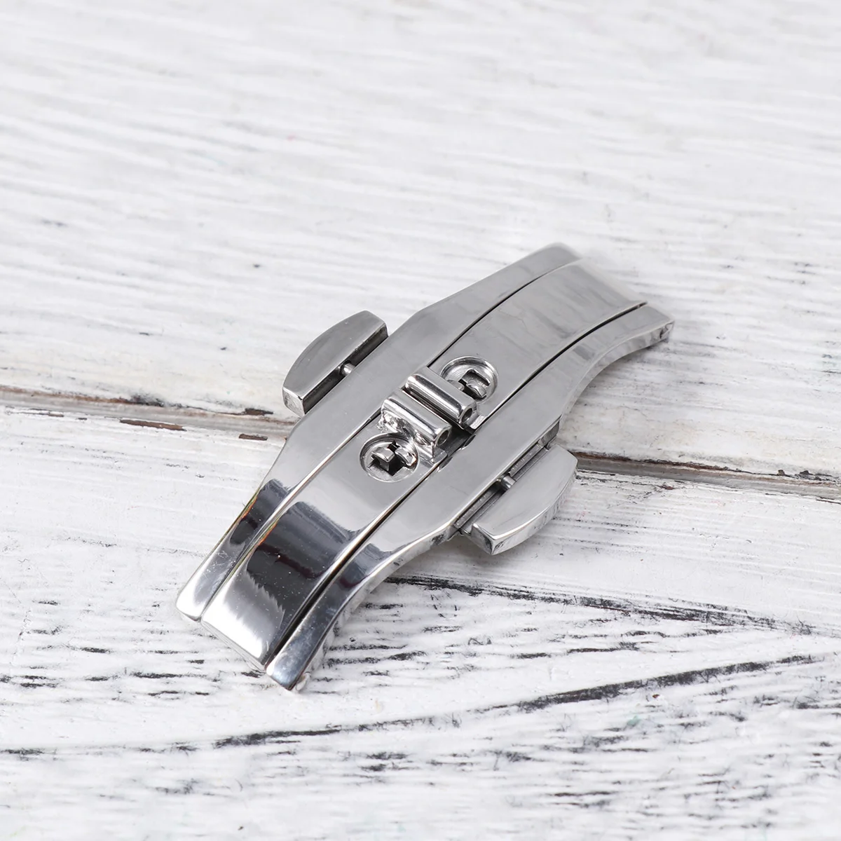 Accessories Watch Clasp Stainless Steel Airplane Band For Push Button Tungsten