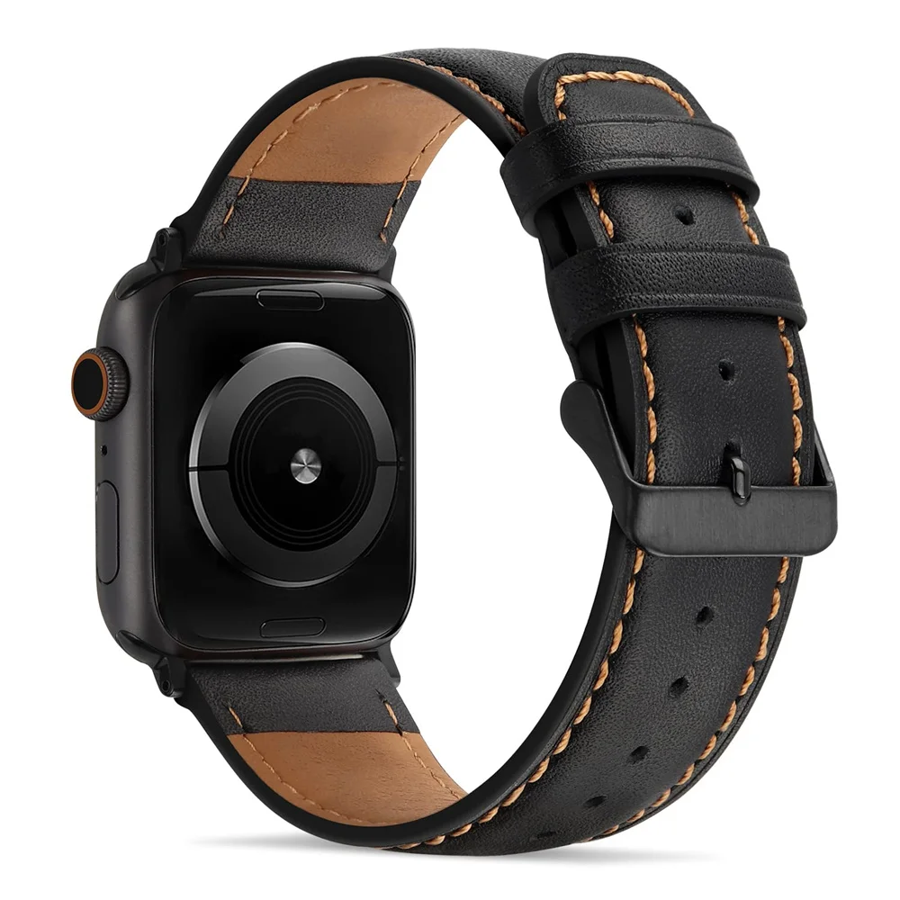 

Retro Leather Strap for Apple watch band 44mm 49mm 45mm 41mm 40mm Loop bracelet 45 mm correa iWatch series ultra-8-7-SE-6-5-4-3