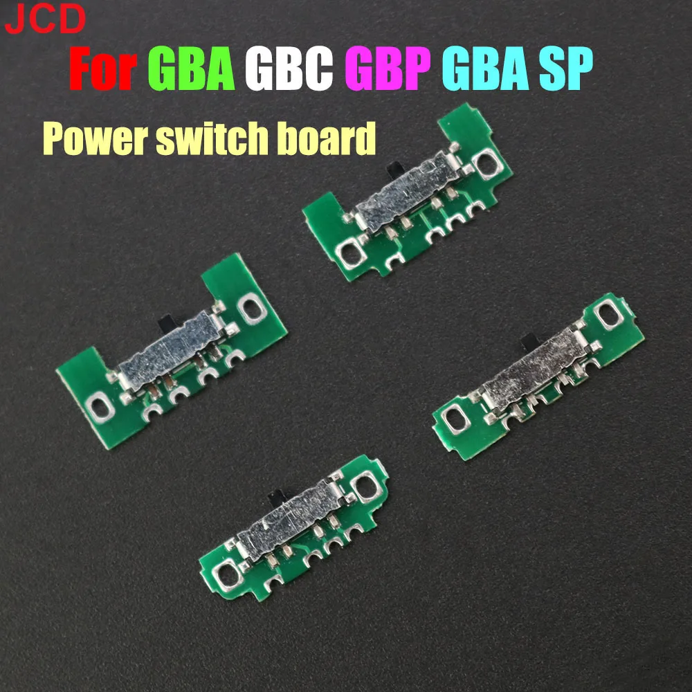 

JCD 10 шт. кнопки питания для GBA/GBC/GBP/GBA SP игровой консоли, детали для ремонта
