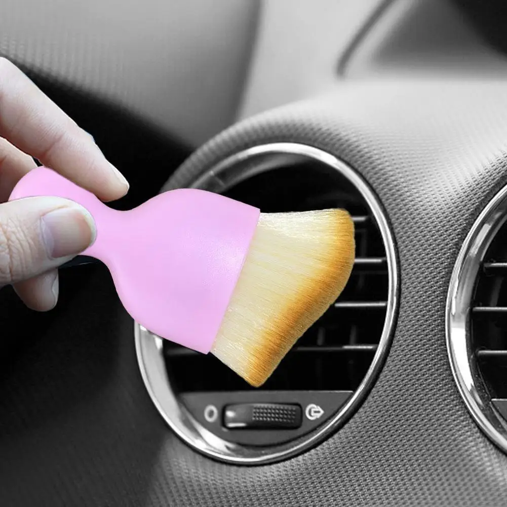 

Car Interior Cleaning Soft Brush Dashboard Air Outlet Sweeping Home Dust Detailing Brushes Clean Office Tools T7S4