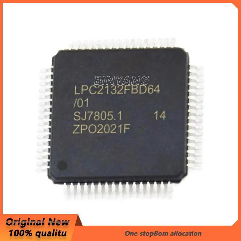 

Оригинальный оригинальный аутентичный микроконтроллер LPC2132FBD64/01, фреза, 16/32 бит, 60 МГц, 64 Кб, LPC2132FBD64, LPC2132FBD, LPC2132