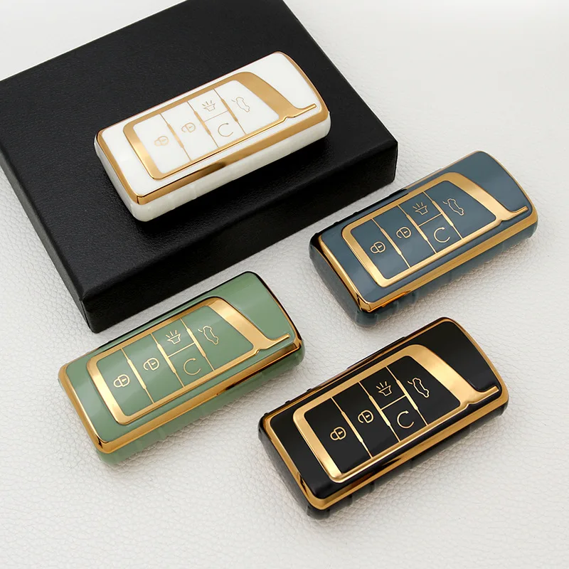 

TPU Remote Key Full Cover Fob Case for GAC Trumpchi Gs8 Gs5 Ga4plus Ga6 Ga8 Skin Holder Auto Shell Bag Set Accessories Keychain