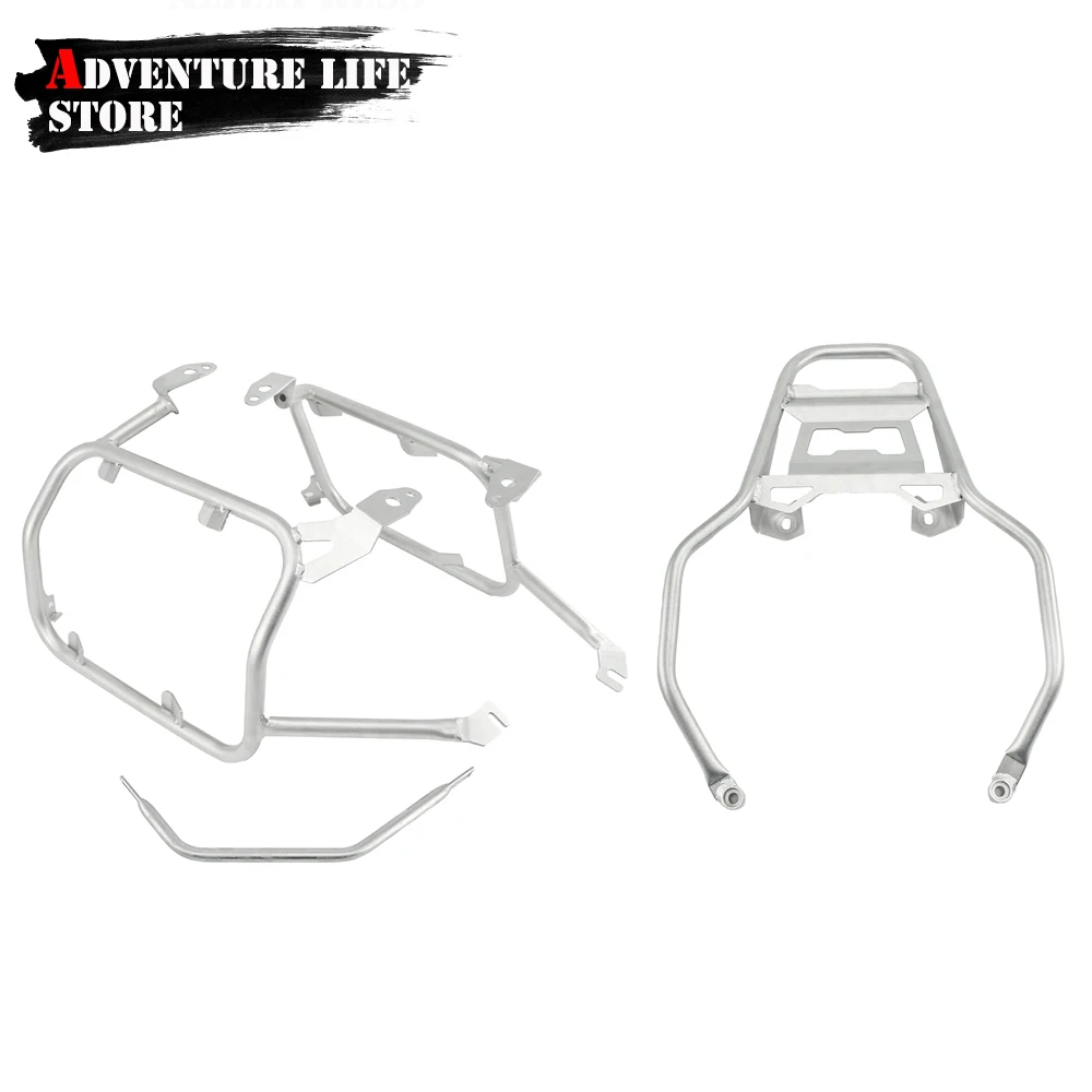 Motorcycle Stainless Steel Panniers Rack Saddlebag Bracket Top Case Support For BMW R1250GS ADV R 1250 GS Adventure GS1250 Stand