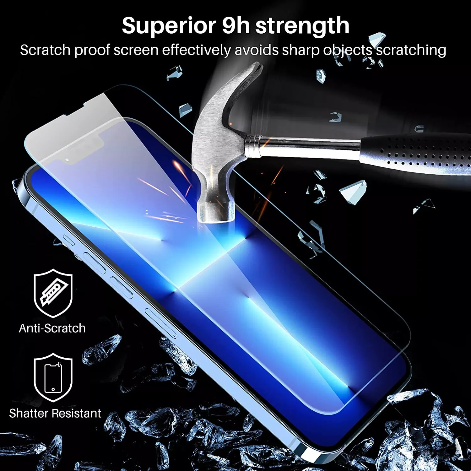 

Free shipping Screen Protector For i Phone 13Pro Mini Protective Film Tempered Glass On iPhone 13 11 12 Pro Max X XS XR 7 8 6S P