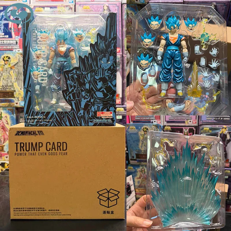 Фото Коллекционная фигурка Demoniacal Fit Dragon Ball Super Saiyan Vegetto: Мощная карта, которую даже боги боятся. Аниме-модель, игрушка, подарок. №1