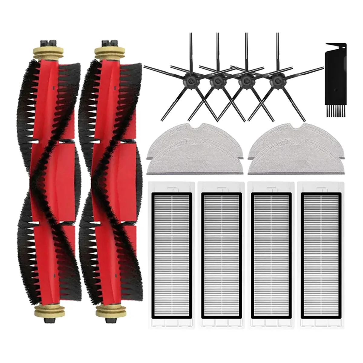 Для Xiaomi Roborock S5 S50 S55 S502-02 Max S6 MaxV Pure E4 E5 Запасные части Основная боковая щетка Hepa Filter