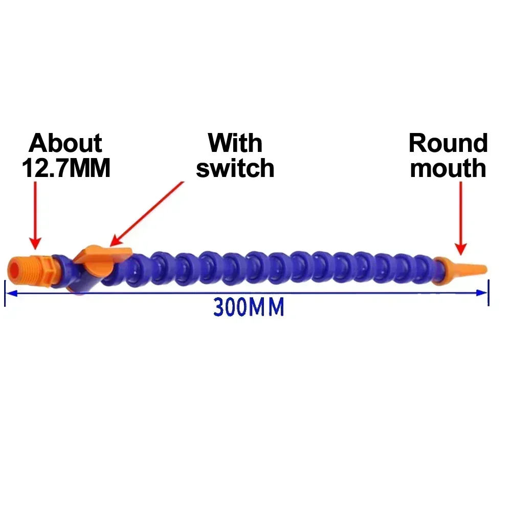 

1 шт., трубка охлаждающей жидкости, пневматическая трубка 1/4 дюйма, 3/8 дюйма, 1/2 дюйма для BPS, шланг охлаждения с внешней резьбой для токарных станков, фрезерных станков, станков с ЧПУ