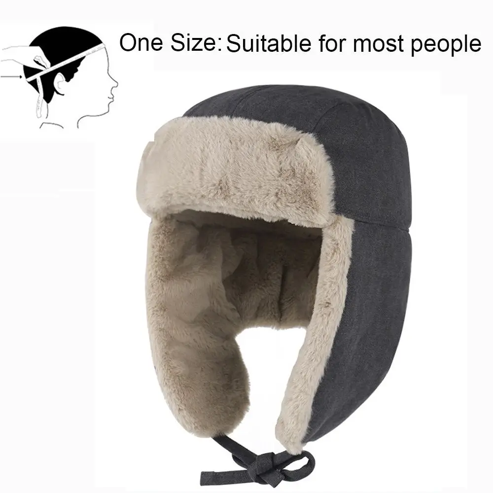 Шапка Унисекс Для Зимних Видов Спорта С Защитой От Снега Искусственные Уши