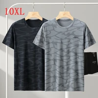 2022new summer fashion high quality mens casual wear t shirt breathable round neck shirt fashion short sleeve large top size10x