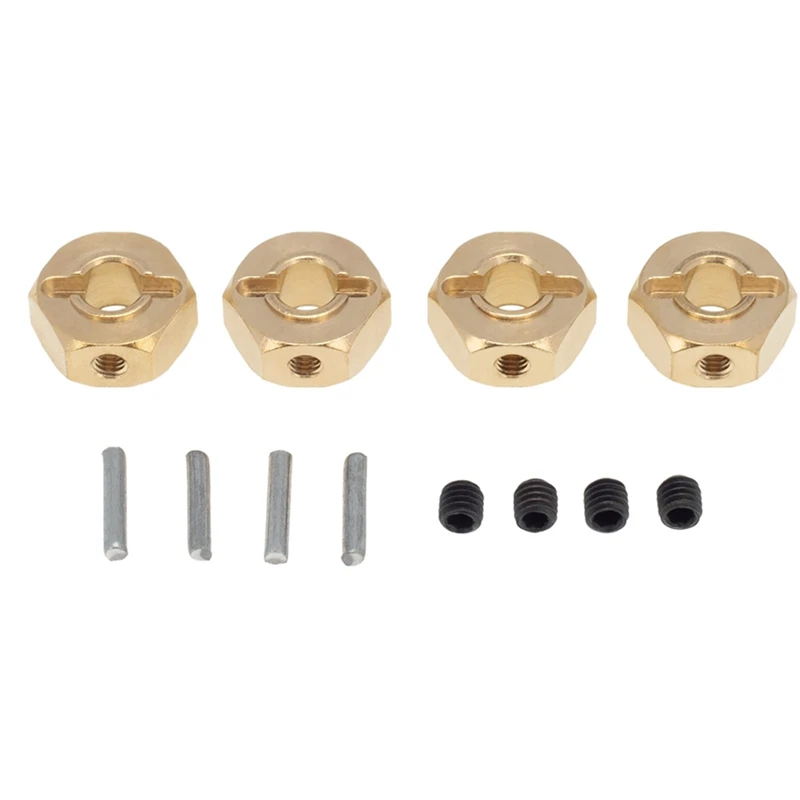 

Hot Sale Brass 12Mm Hex Wheel Hub Extended Adapter For Axial SCX10 III CC01 WRAITH RR10 Redcat GEN8 1/10 RC Crawler Car