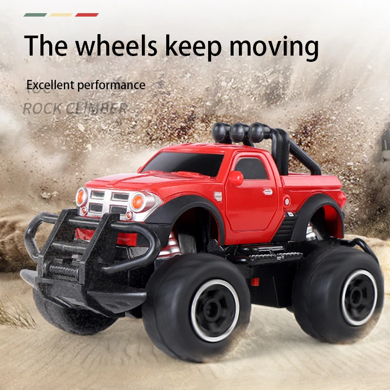 

New Children's Remote Control Off-road Vehicle 1:43 Four-way Wireless Rc Remote Control Car Toy Racing Car Fall Resistant